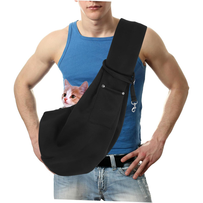 Сумка-переноска для собак і котів Toyvian з регульованим плечовим ременем, дихаюча сітка, легка переноска для тварин, сумка-переноска для кошенят та цуценят, hands-free