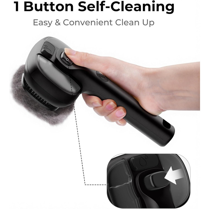 Парфумерна щітка для котів Pecute з функцією розпилення, масажна щітка для видалення шерсті, чорна