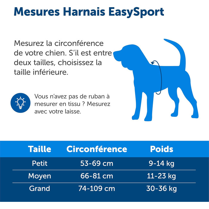 Шлейка для собак PetSafe EasySport, повністю з м'якою підкладкою, для собак 9-16,5 кг, розмір S, (M, блакитна)