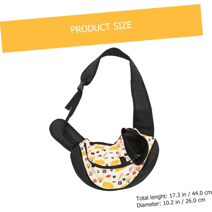 Транспортна сумка для собак та котів Housoutil, 44x26x2 см, зелена