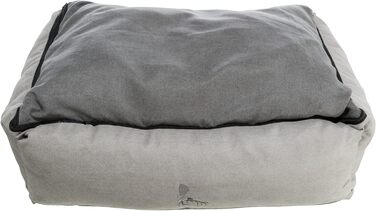 Тріксі Ле́ні - лежанка для собак, 60x50 см, пісочно-сіра. Зручне місце для сну, кошик для собак середніх порід, неслизька та пральна.