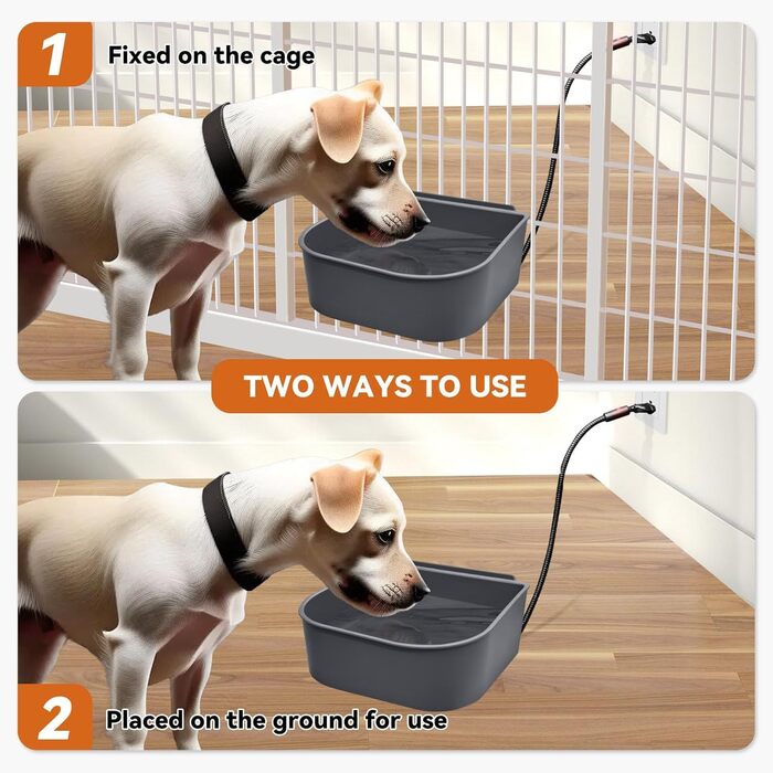 Підігрівальна пляшка для води для собак у зимовий період, сіра | NAMSAN