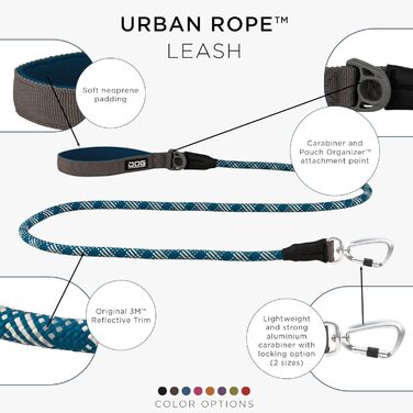 Повідок-водилка DOG Copenhagen Urban Rope, S, синій океан