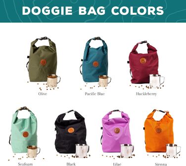 Wilderdog Sienna - переносна сумка для собак, водовідштовхуюча, з контейнером для сухого корму та нержавіючою чашкою