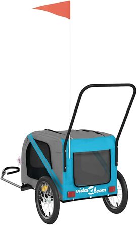 Фармінге для собак Gecheer: міцний та комфортний причіп з оксфордської тканини, блакитно-сірий