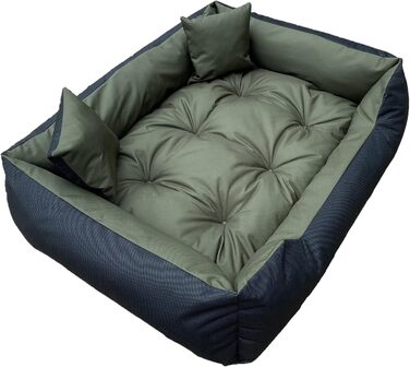 Лежанка для собак Dogs4Life XXL: водовідштовхувальна, для вулиці, 75x65 см, зелена