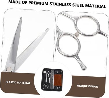 Ножиці для стрижки собак INOOMP з нержавіючої сталі, тример для грумінгу домашніх тварин, професійний інструмент для догляду за шерстю