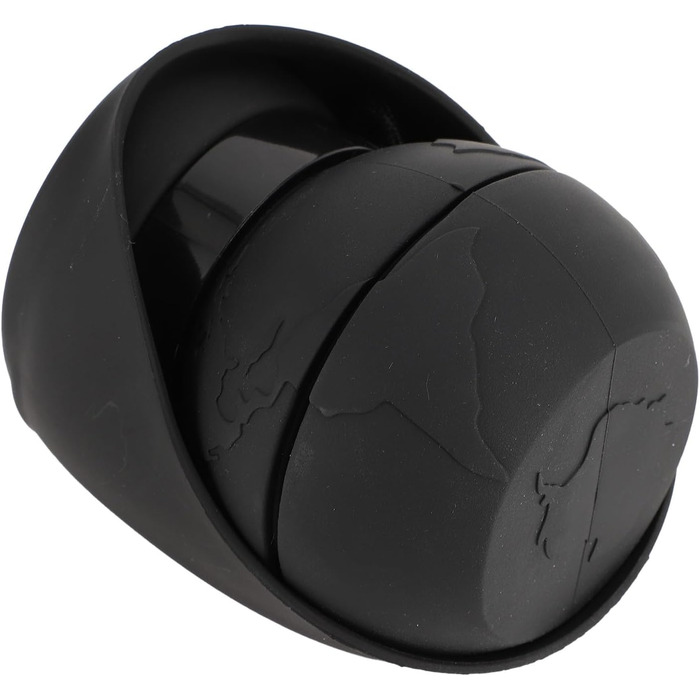 Складана пляшка для води для собак, силіконовий напійник для тварин, диспенсер для води для цуценят, дорожній напійник для собак, для прогулянок та походів (чорний)