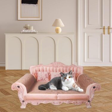 Кігтеточка для котів з картону, лежанка-софа, 60x24x30 см