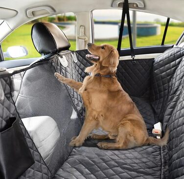 Захисний килимок для автомобіля Asato для собак та котів - водовідштовхувальний, з кишенею для аксесуарів