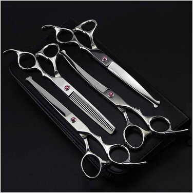 Набір ножиць для собак, професійні ножиці для грумінгу собак та котів, вигнуті ножиці для догляду за тваринами
