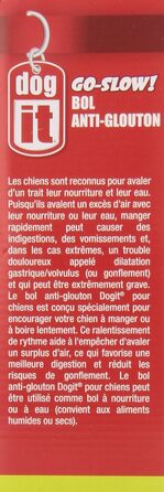 Миска для собак Dogit Antischling, чорна, 1200 мл, протиковзаюча
