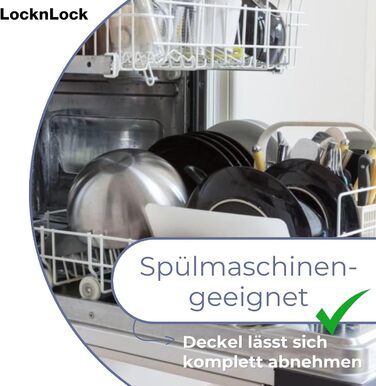 LocknLock Küchen Caddy 12L: Контейнер для зберігання продуктів з кришкою | 35 x 23 x 27 см