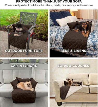 Двосторонній чохол на диван Furhaven Sofa Buddy для захисту меблів від домашніх тварин
