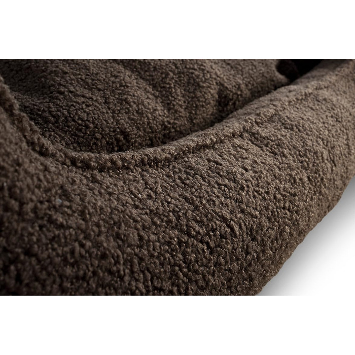 Ліжко для собак Gutekissen® Bear, середнього розміру, з подушкою, миється, вибір кольору та розміру (L - 90x75, темно-сірий)