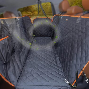 Водонепроникний чохол на сидіння для собак iBuddy, 900D, для пікапів F150 F250 XL, чорний