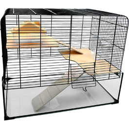 Клітка для гризунів Little Friends Savoy Gerbilarium із аксесуарами, 58,5x38x47,5 см