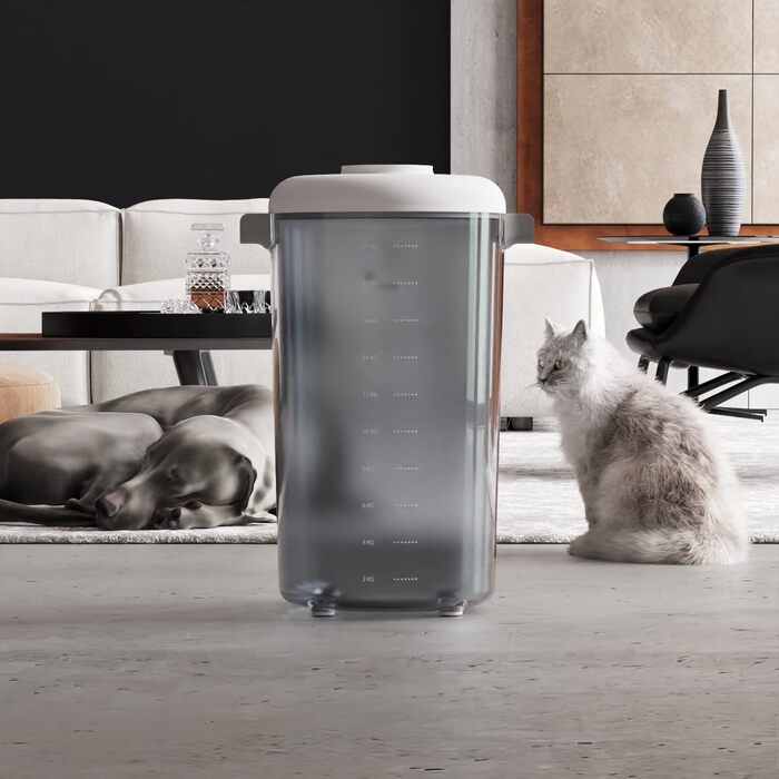 Контейнер для корму EFIL Vakuum - вакуумний контейнер для кормів для собак, котів та птахів, BPA-free, 24L