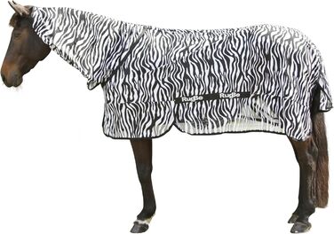 Покривало від мух Kerbl RugBe Zebra для коней з начосом, 165 см