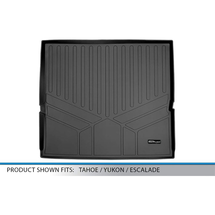 Килимок у багажник MAXLINER MAXTRAY для Chevrolet Tahoe, GMC Yukon, Cadillac Escalade (2015-2016), чорний, за другим рядом сидінь
