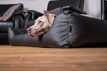 Собаче ліжко Lebon Bruno, 100 x 75 см, чорне