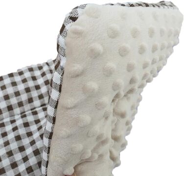 М'який лежак для собак та котів, теплий килимок, 2 шт. (M, 53x40 см, Кофе)