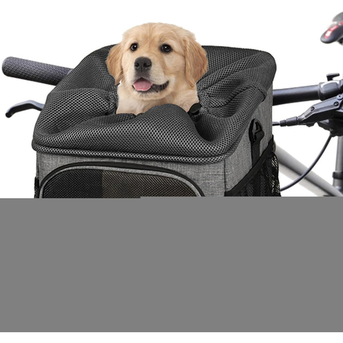 Фаркоп для велосипеда Hemousy для собак | Дихаючий аксесуар для перевезення тварин | Легкий, знімний кошик для собак
