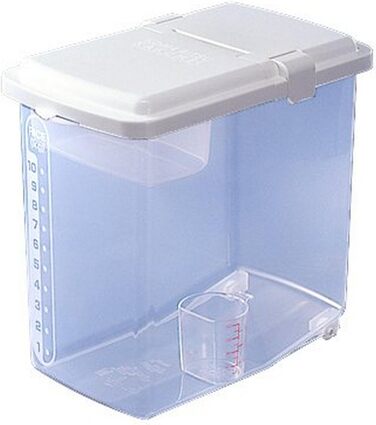 Контейнер для зберігання рису та корму для тварин JapanBargain, 5 кг, для сухого корму, корму для собак та котів