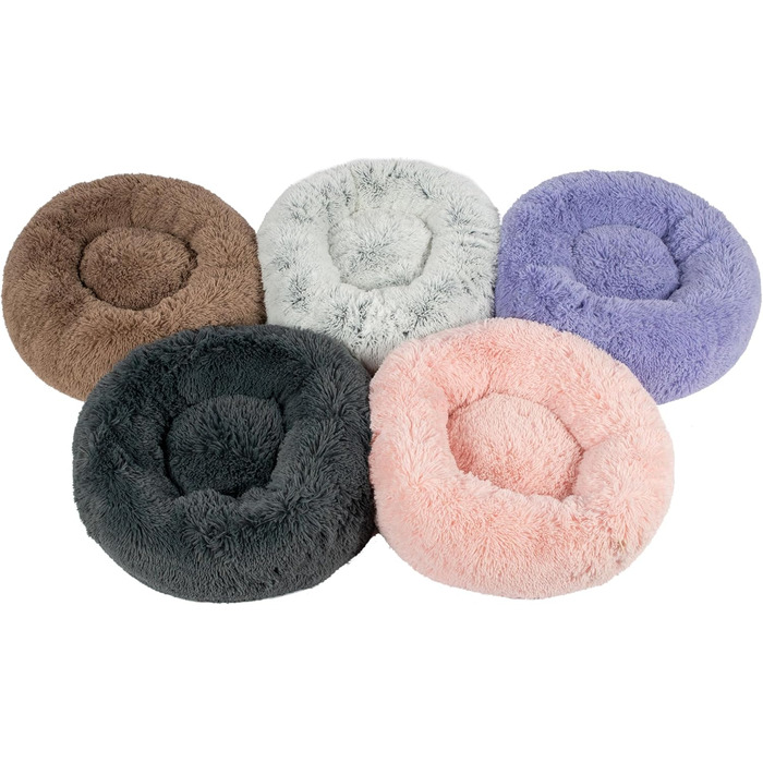 Підстилка для собак Best Pet Supplies: м'яка, ортопедична, з водонепроникним покриттям, Sherpa Fleece, для маленьких, середніх та великих собак (76x76x20 см), сірого кольору