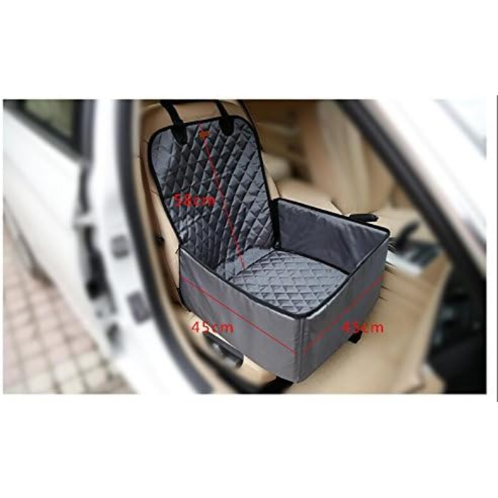 Захисний чохол на автосидіння для тварин (Hund, Katze) Oxford Tuch, чорний