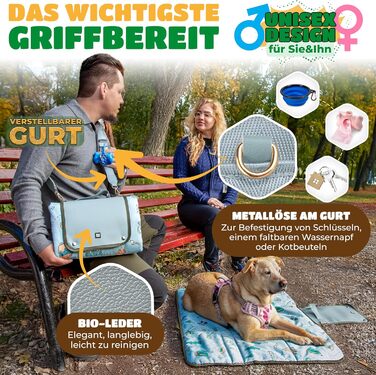 Водонепроникний килимок для собак | Зручний у подорожах, ізольований, з неслизькою поверхнею | Підходить для кемпінгу та відпочинку | Легкий, миючий, для собак