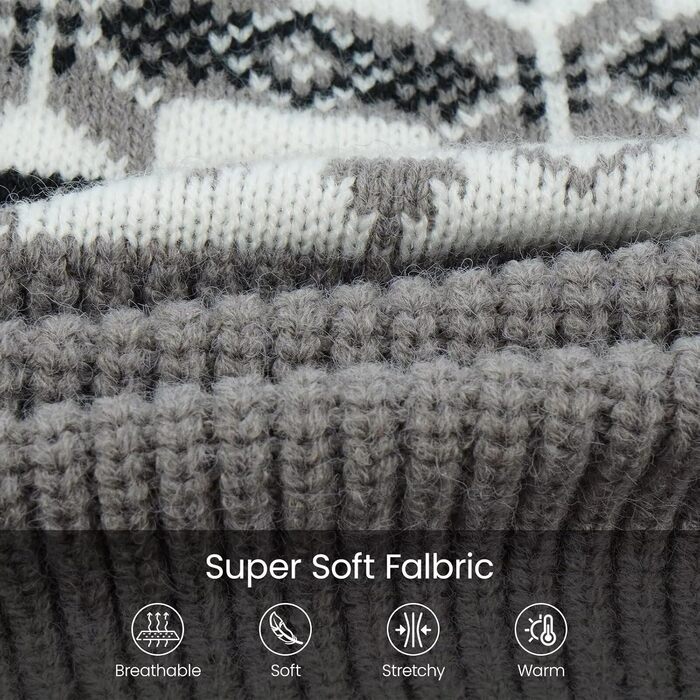 Светр для собак IECOii XXXXL, XXXX-Large, 5XL (105 см), сірий. Теплий в'язаний пуловер для німецької доги, добермана та інших великих порід.