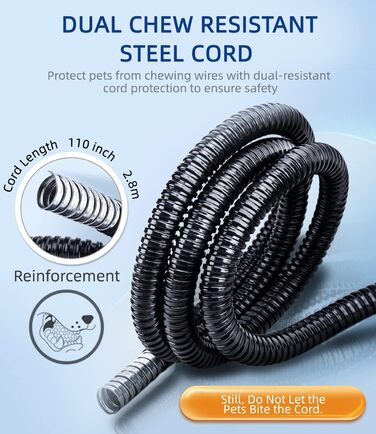 Електричний нагрівальний килимок для собак та котів з регулюванням температури, сірий