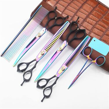 Професійний набір для грумінгу тварин: ножиці для грумінгу, 4 шт. (20 см), преміум-якість