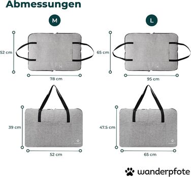 Ортопедичне лежанка для собак – подорожі, OekoTex та GSR сертифікат (M, кремовий)