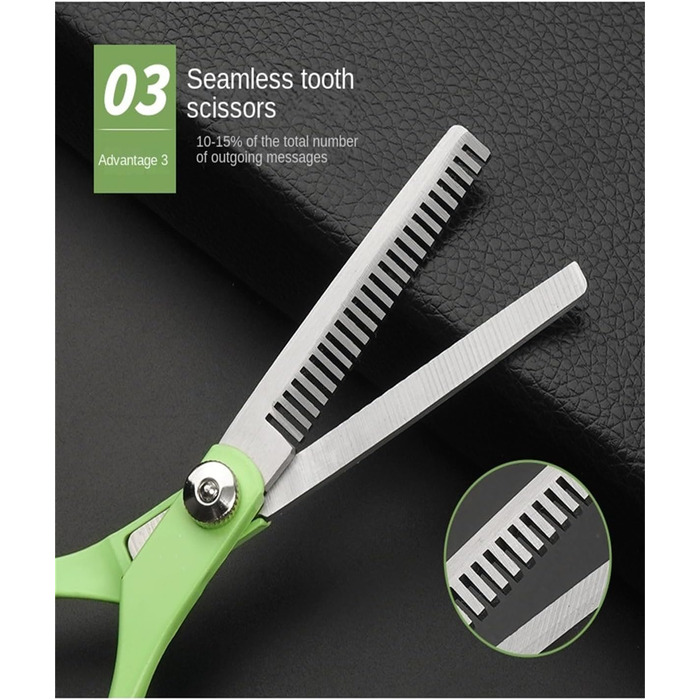 Набір для стрижки собак: 4 інструменти (пряма, вигнута, проріджуюча), шкіряна сумка. Підходить для тіла, морди, вух, хвоста.