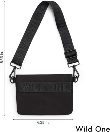 Wild One Лекарлі-мішечок – в'язаний з переробленого матеріалу, чорний