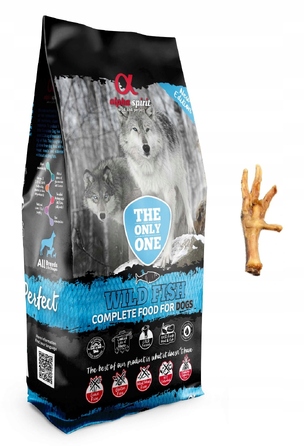 Повнораціонний сухий корм для собак Alpha Spirit Wild Fish, 12 кг