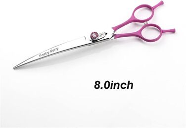 Професійна шерстьрізальна сепаратор для тварин 7/7.5/8 дюймів, нержавіюча сталь, для собак, котів та інших тварин