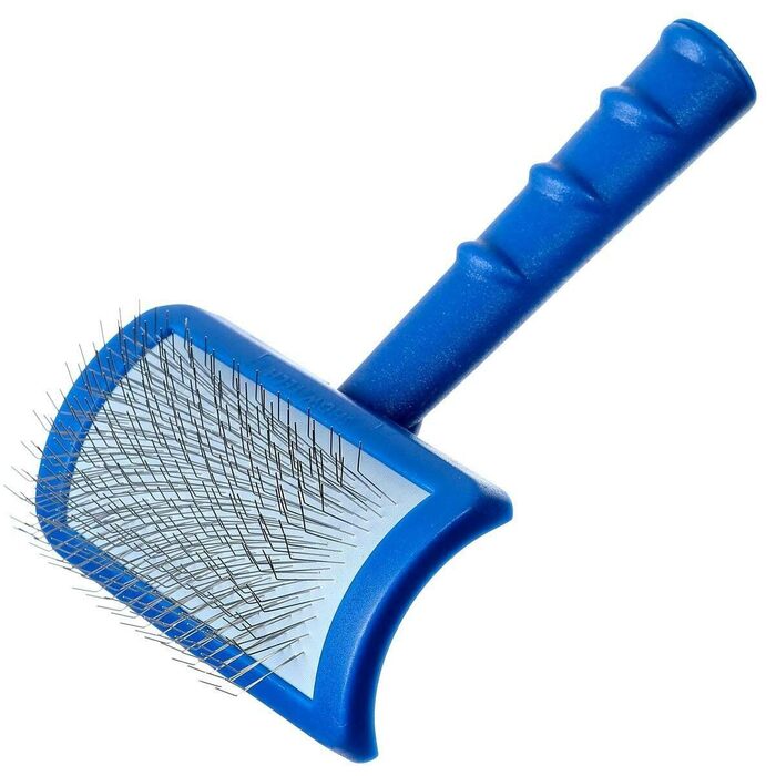 Щітка для грумінгу собак та котів Show Tech Tuff On Tangles Slicker Lange Stiftbürste - для довгої шерсті, ергономічна, покращує здоров'я та зовнішній вигляд шерсті