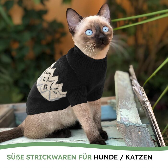 Теплий пуловер для собак Queenmore, для маленьких порід (Даксель, Французький бульдог), в'язаний, флісовий, зелений, XS