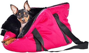 Транспортна сумка для собак Bobby, м'яка, чорна (багатокольорова, 40 см)