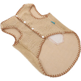 Зручна собача жилетка для маленьких та середніх собак. Тепла жилетка для домашніх тварин з бавовняної суміші, однотонна, з простим дизайном. Зимовий одяг та фотореквізит.