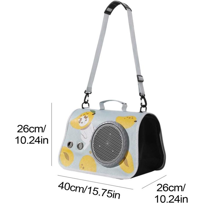 Сумка-переноска для тварин | Сумка через плече для котів, ідеальна для подорожей, хандер, для піших прогулянок, кемпінгу та подорожей