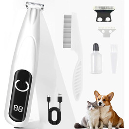 Триммер для собак Paw Trim Pro: тиха, водонепроникна машинка для догляду за лапами, очима, вухами та обличчям