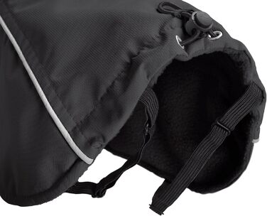 Теплий водонепроникний теплий зимовий одяг для собак HUNTER NORDBY, чорний, розмір 80