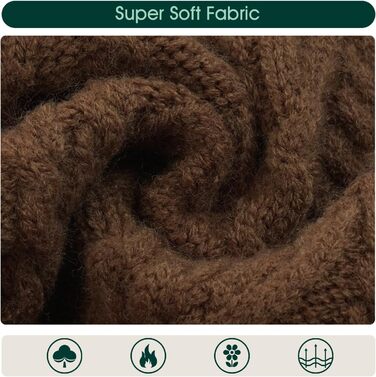 Теплий пуловер для собак Kuoser, пуловер для маленьких, середніх та великих собак, флісовий пуловер для собак, XL (Обхват грудей: 62 см), XS (Обхват грудей: 30 см), Колір: Коричневий