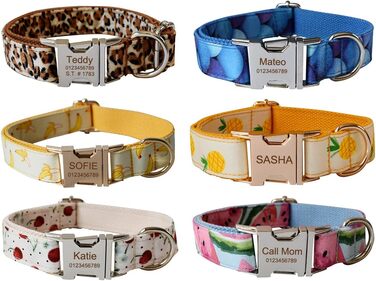 Персоналізоване собаче нашийник з металевою застібкою, індивідуальні жетони для тварин з гравіюванням імені, номера телефону та адреси