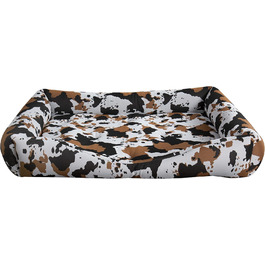 Лягу для собак EVERGREENWEB, м'яке, з двостороннім подушкою, 90 x 115 см, у військових кольорах, для великих собак, Yago Python
