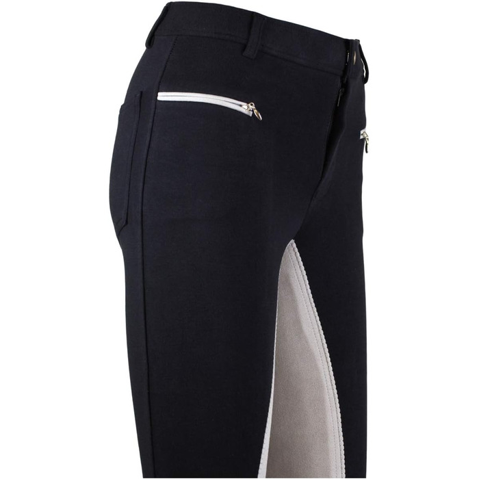 Жіночі верхові штани RL24 Vollbesatz Flex BASICLINE (38, чорний/сірий)